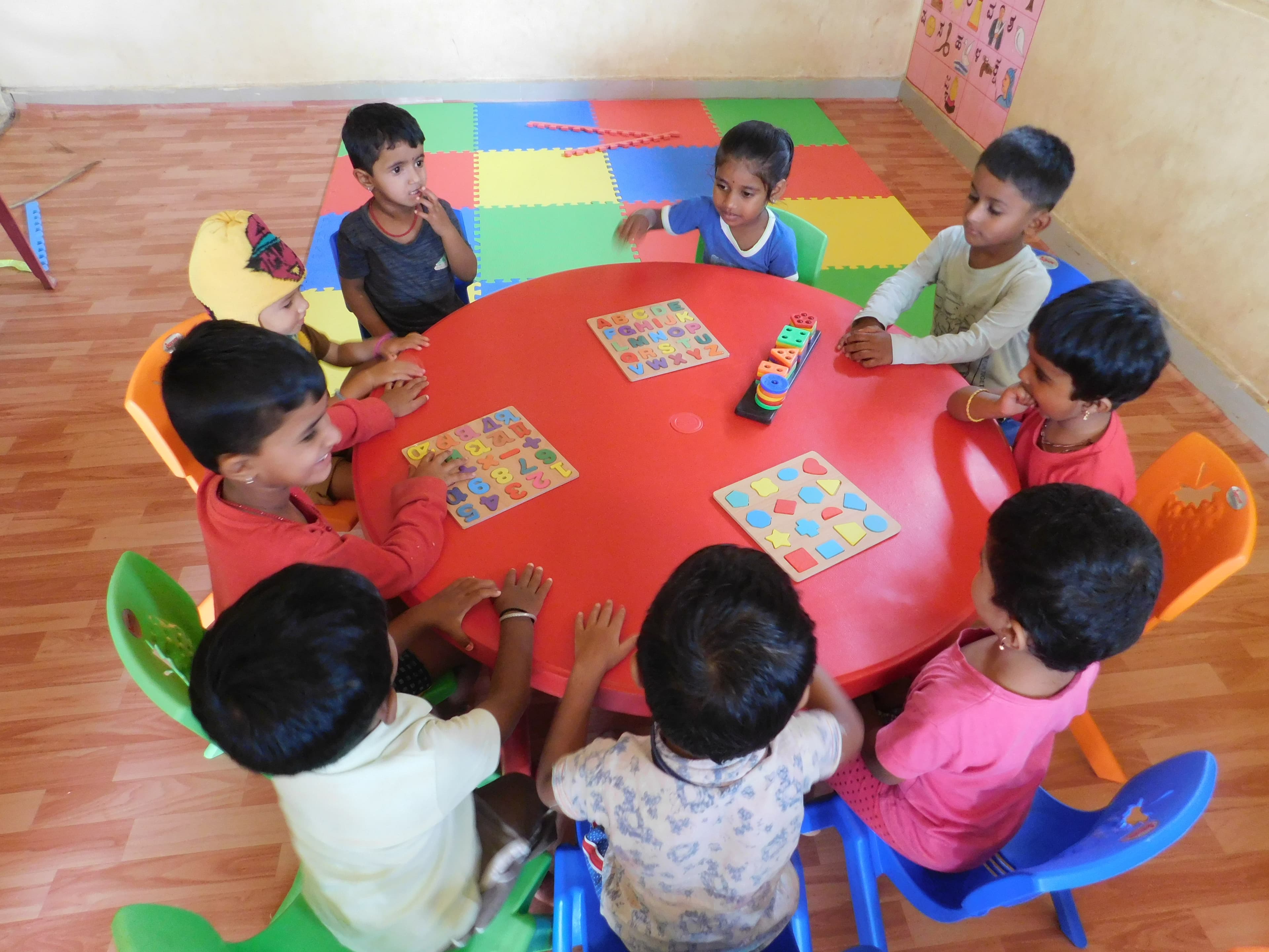 Anganwadi students 