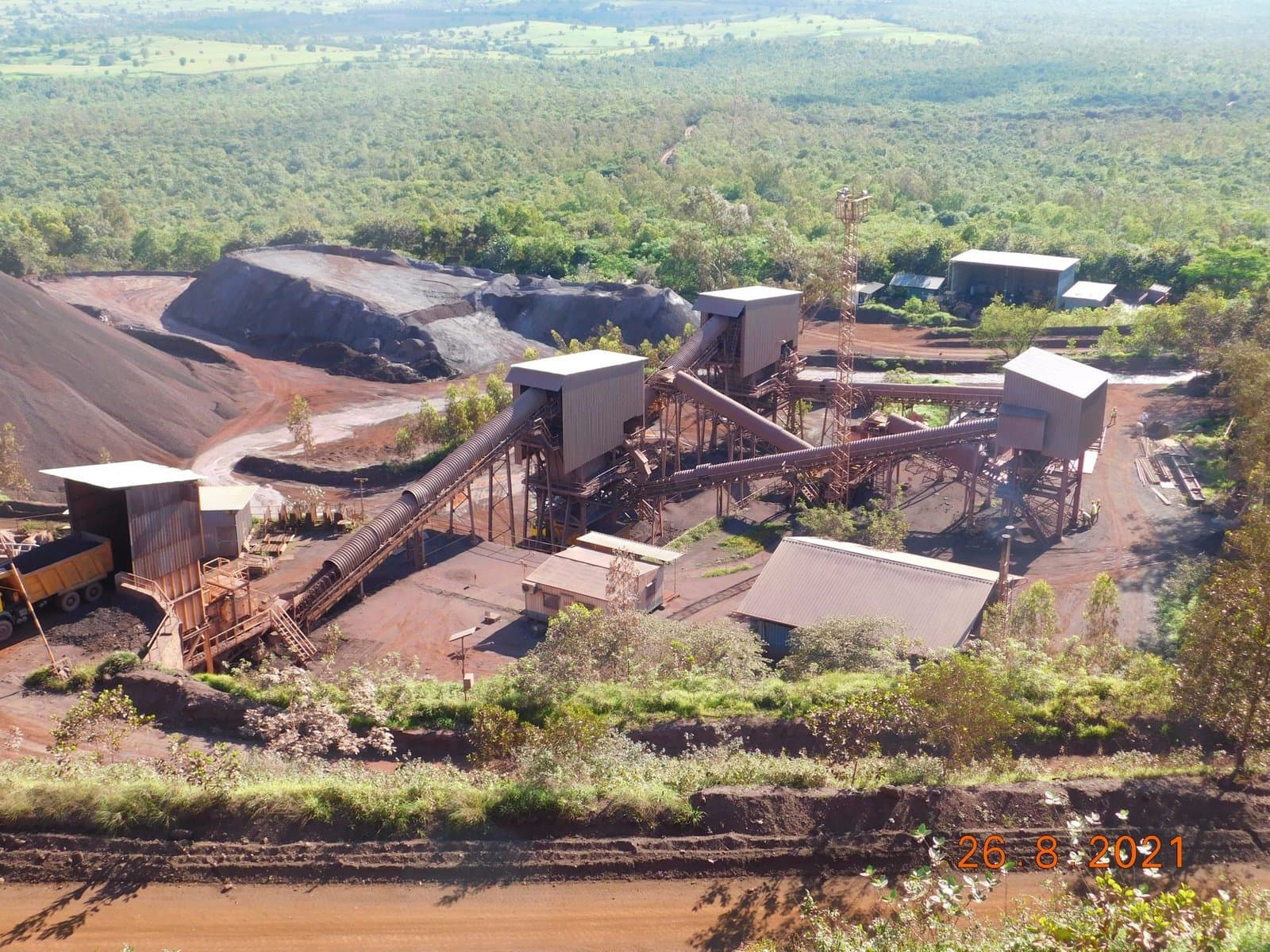 Mineral processing plant at John Mine