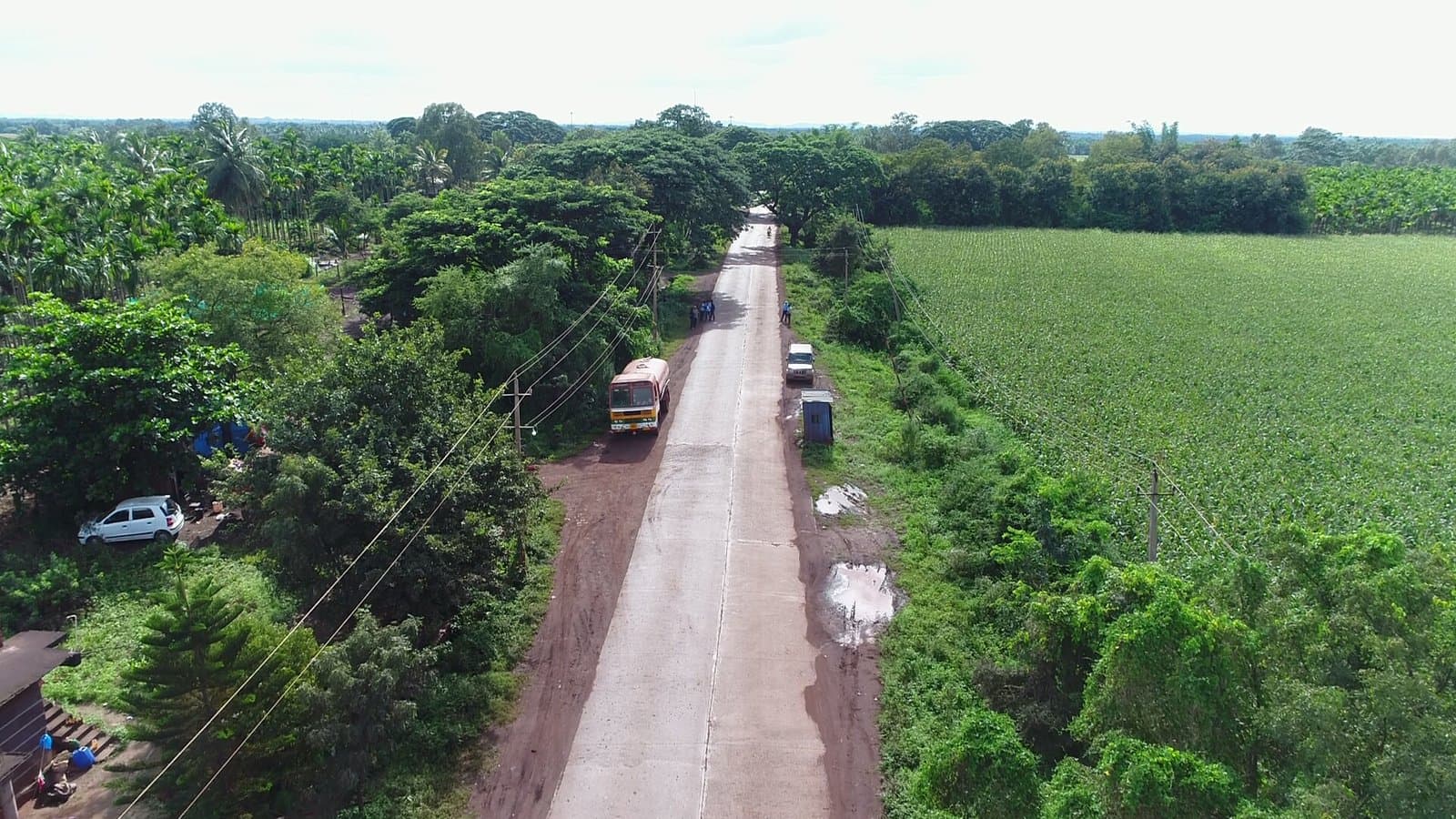 Village road built by ERM Group at Sasalu